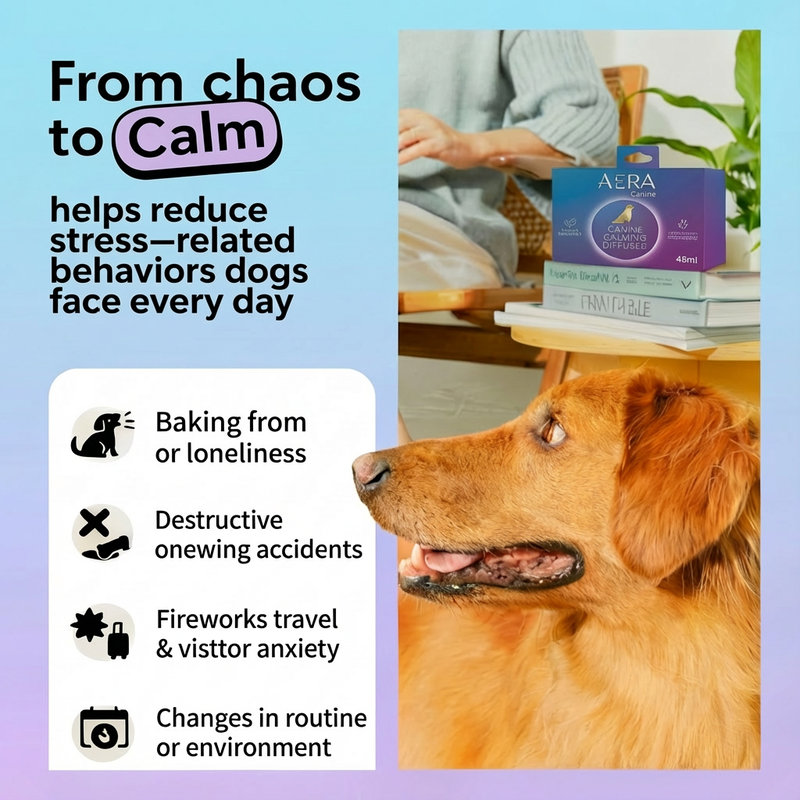 AERA™ Canine. Peace for Dogs, Relief for You!