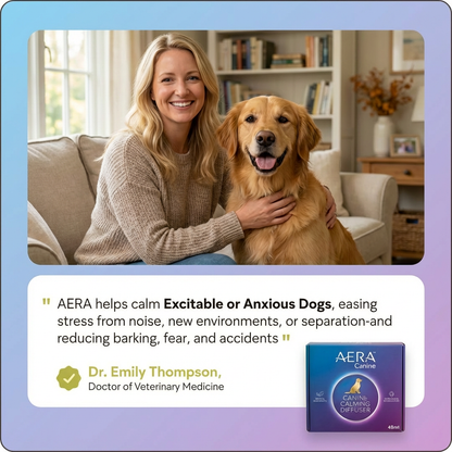 AERA™ Canine. Peace for Dogs, Relief for You!